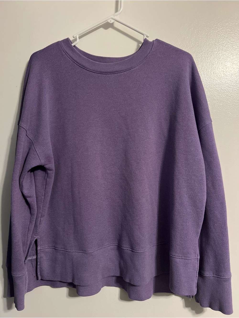 Time and Tru Purple Crewneck Sweatshirt